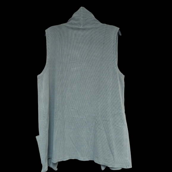 NWT Armadio Gray Corduroy Tunic Vest (w/pockets) Size XL - Picture 3 of 4